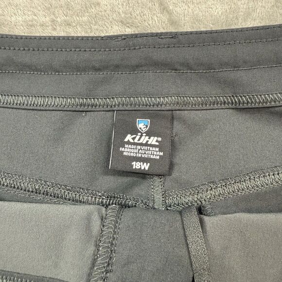 Kuhl 6417 Freeflex 10” Blue Stretch Cargo Athletic Hiking Outdoor Shorts Sz 18W - Picture 3 of 10